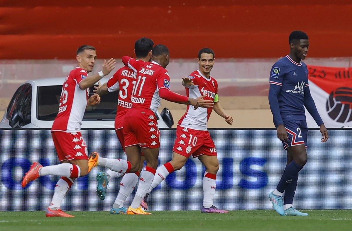 Monaco đã trừng phạt PSG sau khi chơi nhún nhường trong nửa đầu hiệp 2. (Ảnh: Reuters)