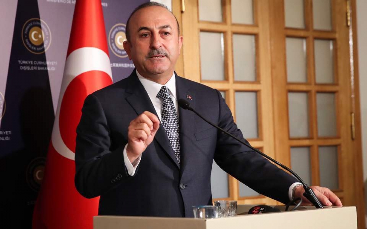 Ngoại trưởng Thổ Nhĩ Kỳ Mevlut Cavusoglu. Ảnh: KT