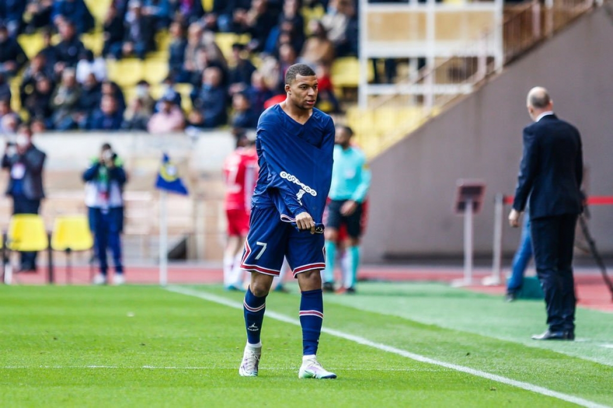 Mbappe vẫn chưa thể hiện được nhiều trong ngày gặp lại đội bóng cũ. (Ảnh: Getty)