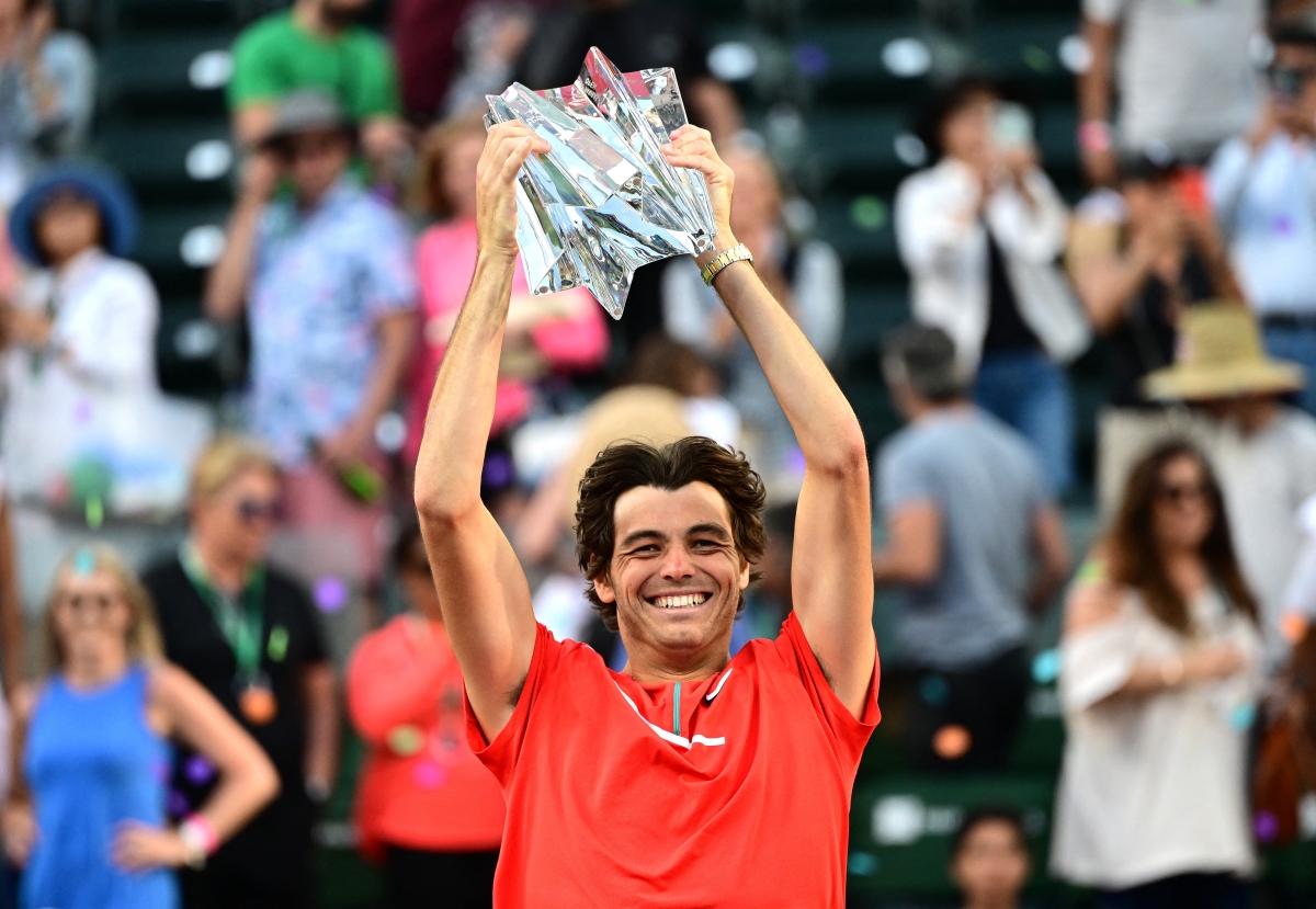 Taylor Fritz có danh hiệu Masters 1000 đầu tiên trong sự nghiệp. (Ảnh: Reuters).