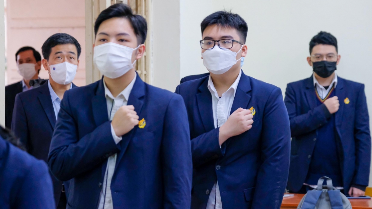 Học sinh đi học trở lại. (Ảnh minh hoạ: Đ.H)