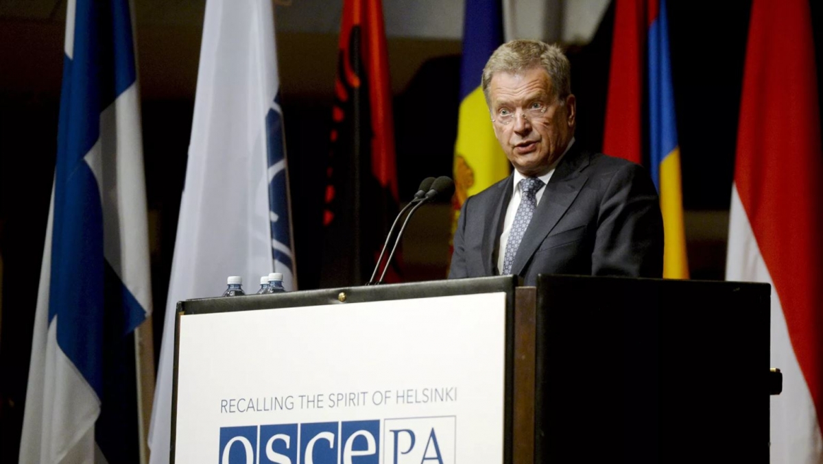 Tổng thống Phần Lan Sauli Niinistö. Ảnh: AFP