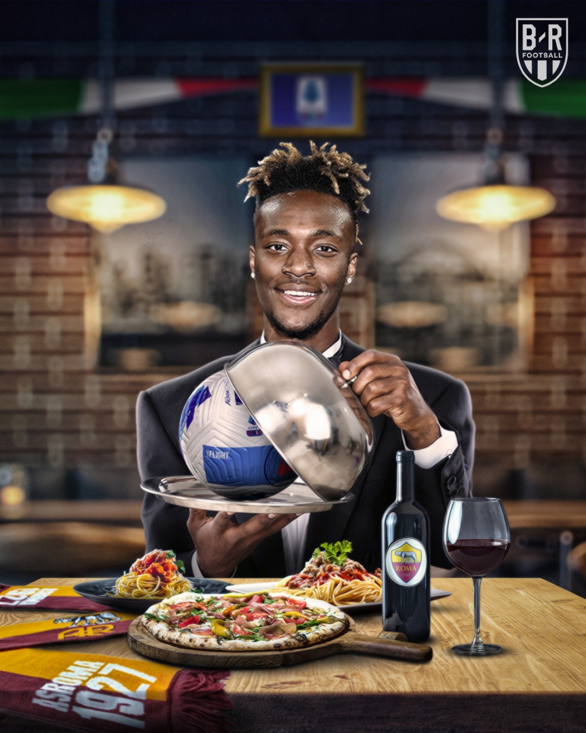 Tammy Abraham đang có phong độ cao cùng AS Roma. (Ảnh: Bleacher Report)./. 