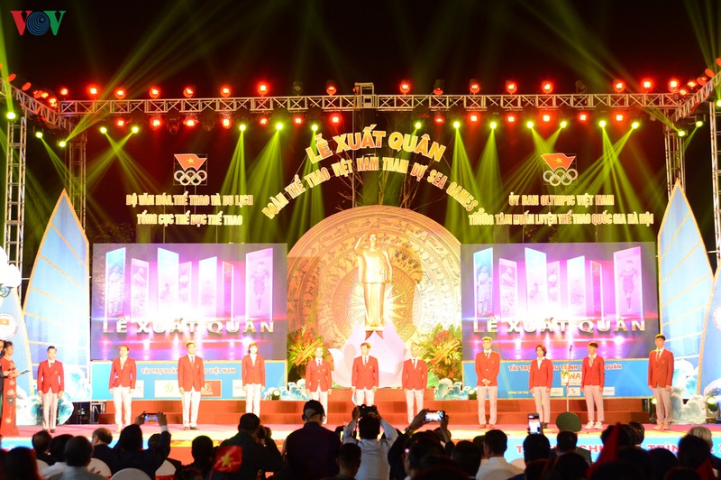 toan canh: le xuat quan doan the thao viet nam tham du sea games 30 hinh 1