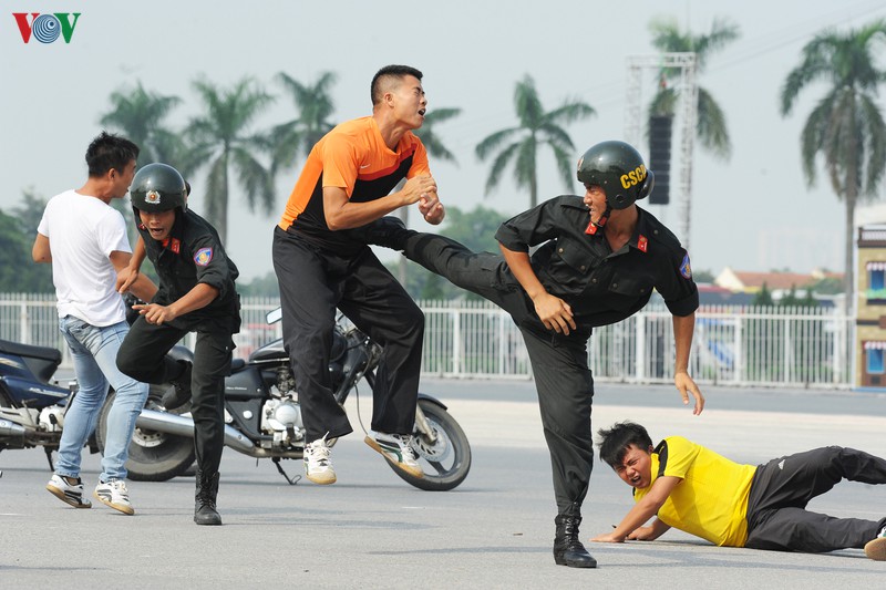 ha noi dien tap thuc binh bao dam an ninh trat tu  hinh 17