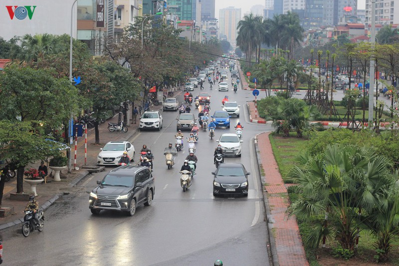 anh: duong pho ha noi thong thoang du trong gio cao diem hinh 6