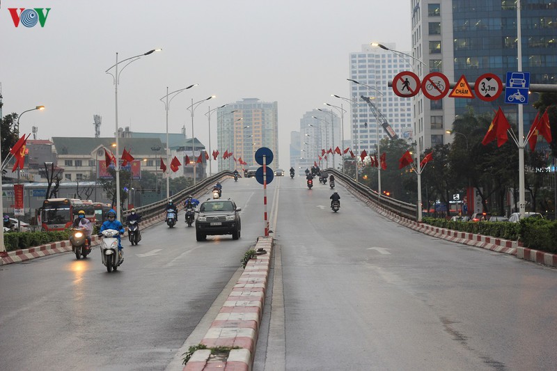 anh: duong pho ha noi thong thoang du trong gio cao diem hinh 8