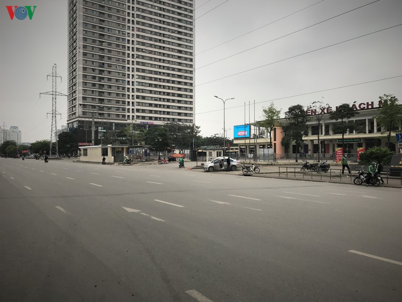 anh: toan canh thu do ha noi sau chi thi cach ly xa hoi hinh 8