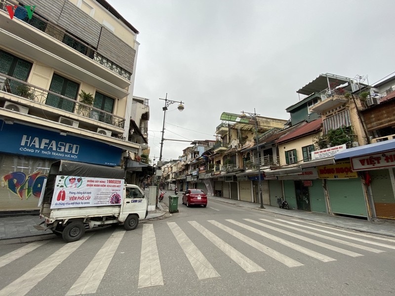 anh: toan canh thu do ha noi sau chi thi cach ly xa hoi hinh 3