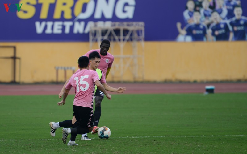 dan sao ha noi fc miet mai "luyen cong" quyet gianh sieu cup quoc gia hinh 12
