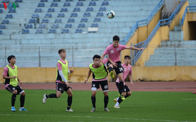 dan sao ha noi fc miet mai "luyen cong" quyet gianh sieu cup quoc gia hinh 14