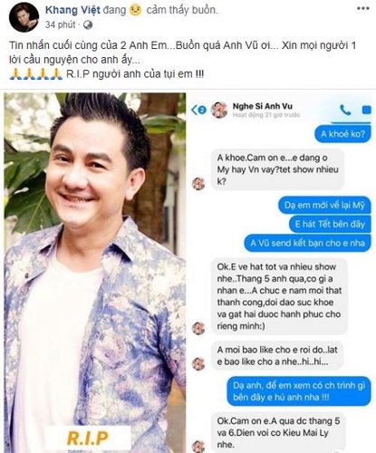 chuyen showbiz: he lo tin nhan cuoi cung cua anh vu truoc khi qua doi hinh 1