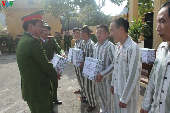 anh: pham nhan trai ninh khanh goi banh chung, trang tri trai don tet hinh 13