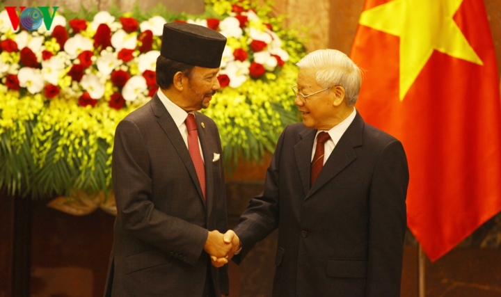 tong bi thu, chu tich nuoc chu tri le don quoc vuong brunei hinh 9