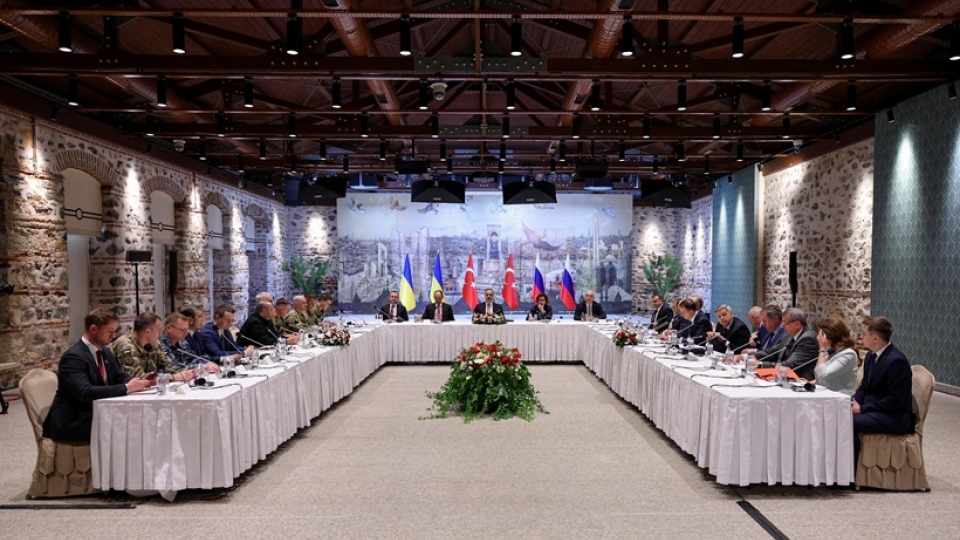 Nga và Ukraine đàm phán tại Istanbul, Thổ Nhĩ Kỳ.JPG