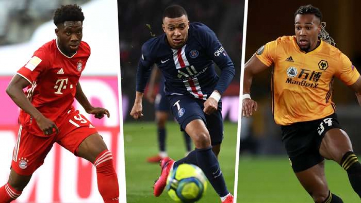 10 cầu thủ chạy nhanh nhất thế giới trong FIFA 21 gồm những gương mặt sau: