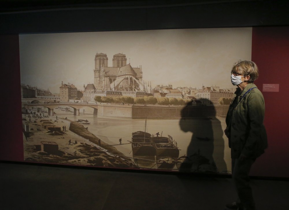 Nhiều tác phẩm lần đầu tiên được giới thiệu đến công chúng. Ảnh: AP Photo/Michel Euler