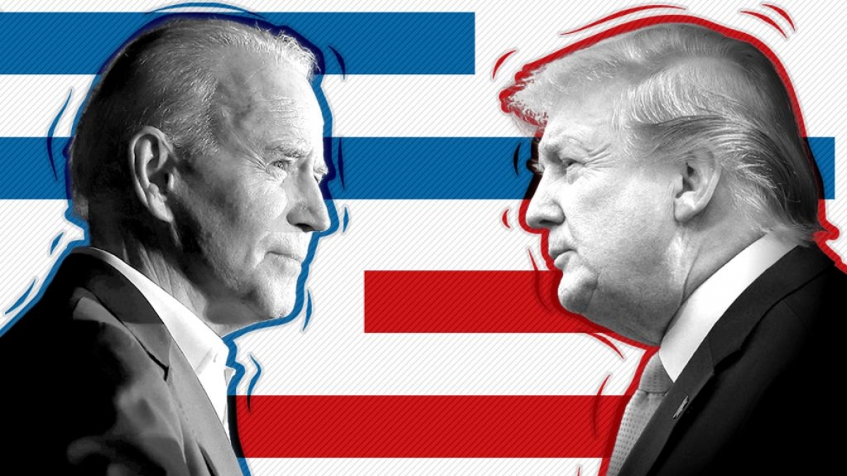 Biden liên tục dẫn trước Trump tại các cuộc thăm dò dư luận. Ảnh: BBC 