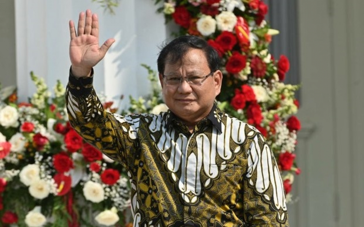 Bộ trưởng Quốc phòng Indonesia, Prabowo Subianto. Ảnh : AFP.