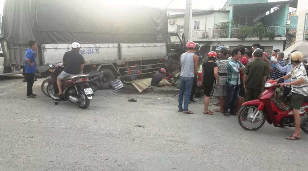 Hiện trường vụ tai nạn