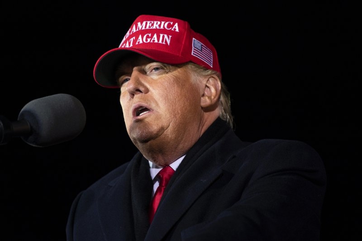 Tổng thống Mỹ Donald Trump. Ảnh: AP.