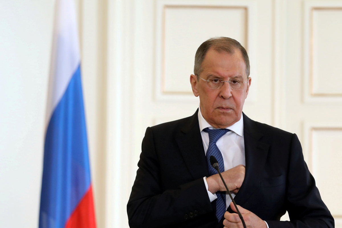 Ngoại trưởng Nga Sergey Lavrov. Ảnh: Reuters