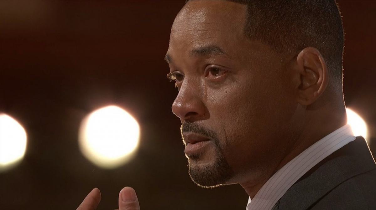 Will Smith khóc khi phát biểu nhận giải.