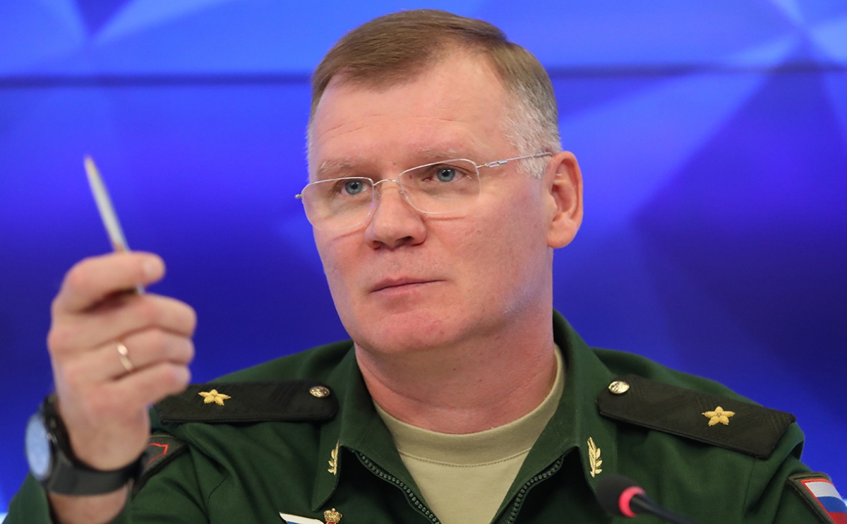 Người phát ngôn Bộ Quốc phòng Nga Igor Konashenkov. Ản: IT