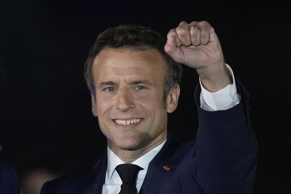 Tổng thống Pháp Emmanuel Macron. Ảnh: AP