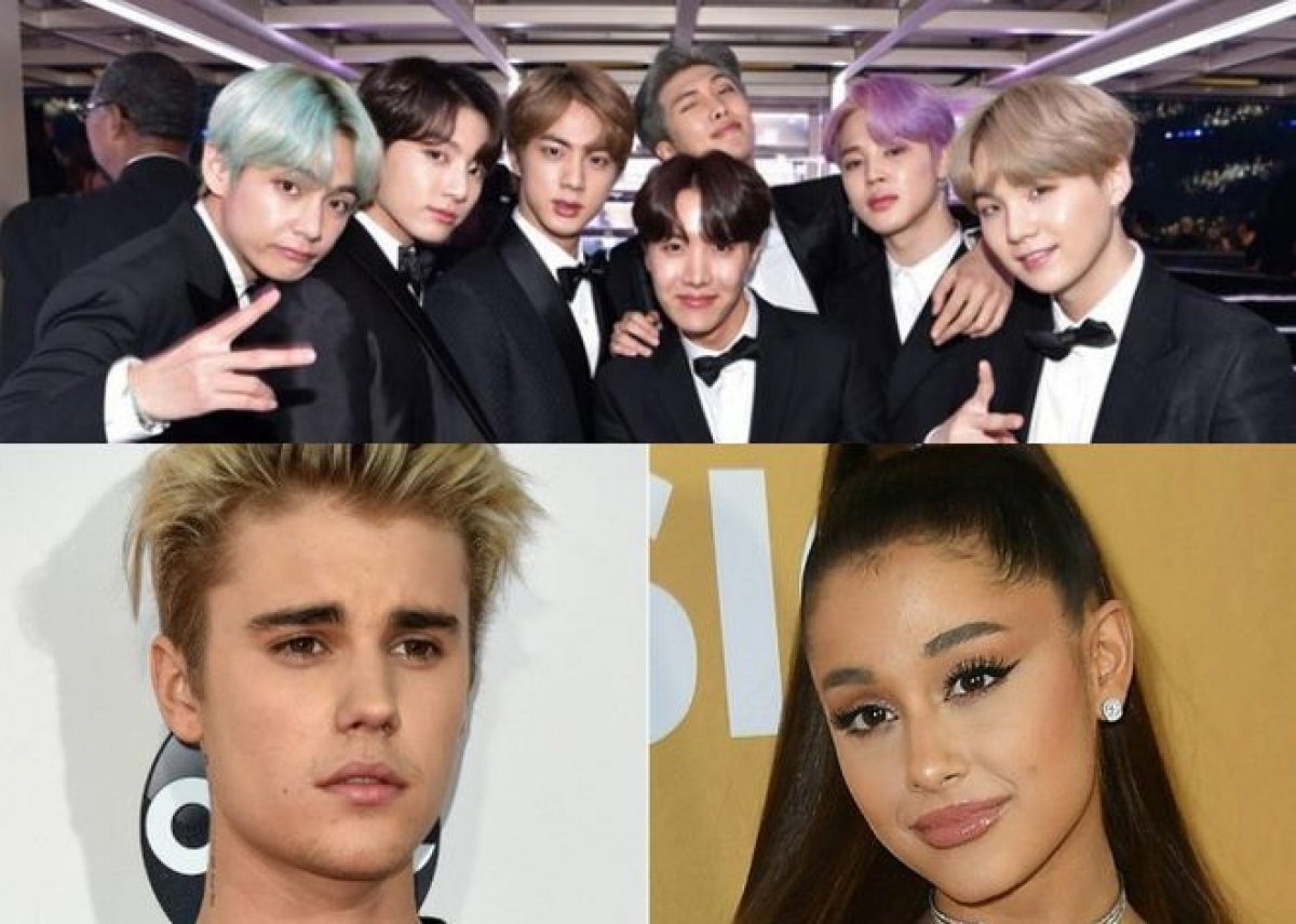 HYBE thu mua công ty Ithaca Holdings đang quản lý Ariana Grande và Justin Bieber.