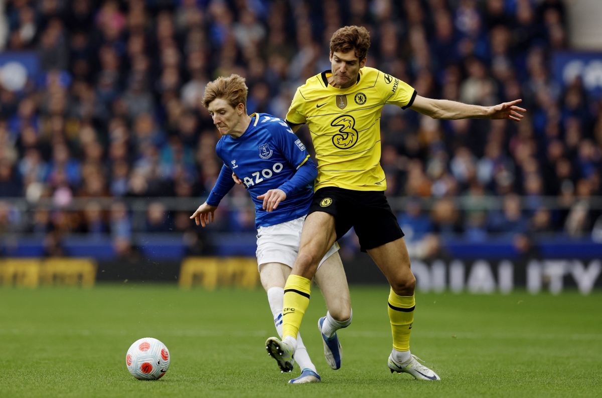Everton nhập cuộc khá tốt và duy trì thế trận giằng co trước Chelsea. (Ảnh: Reuters)