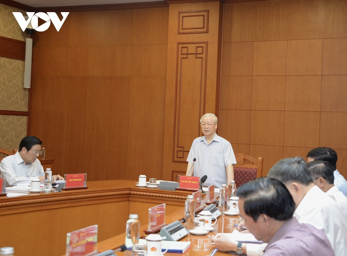 Tổng Bí thư Nguyễn Phú Trọng chủ trì phiên họp Ban Chỉ đạo Trung ương về phòng, chống tham nhũng