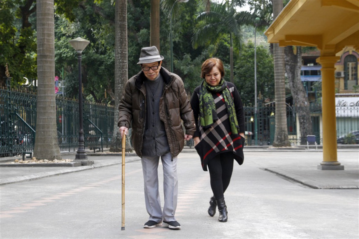 Nhà văn Lê Phương và nhà biên kịch Trịnh Thanh Nhã.