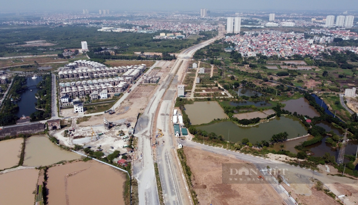 Đường vành đai 3.5 của Hà Nội đang được đẩy nhanh thi công.