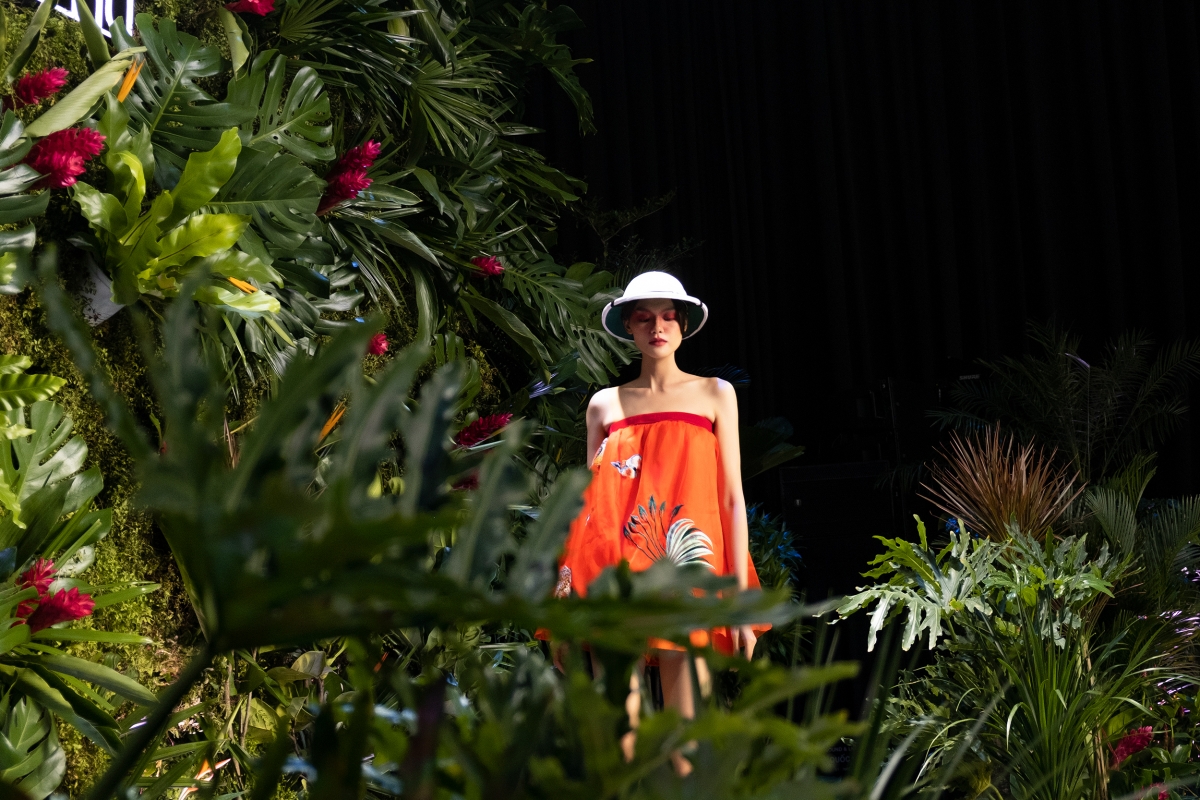 sieu mau thanh hang bat ngo lam vedette, catwalk giua rung hinh anh 7