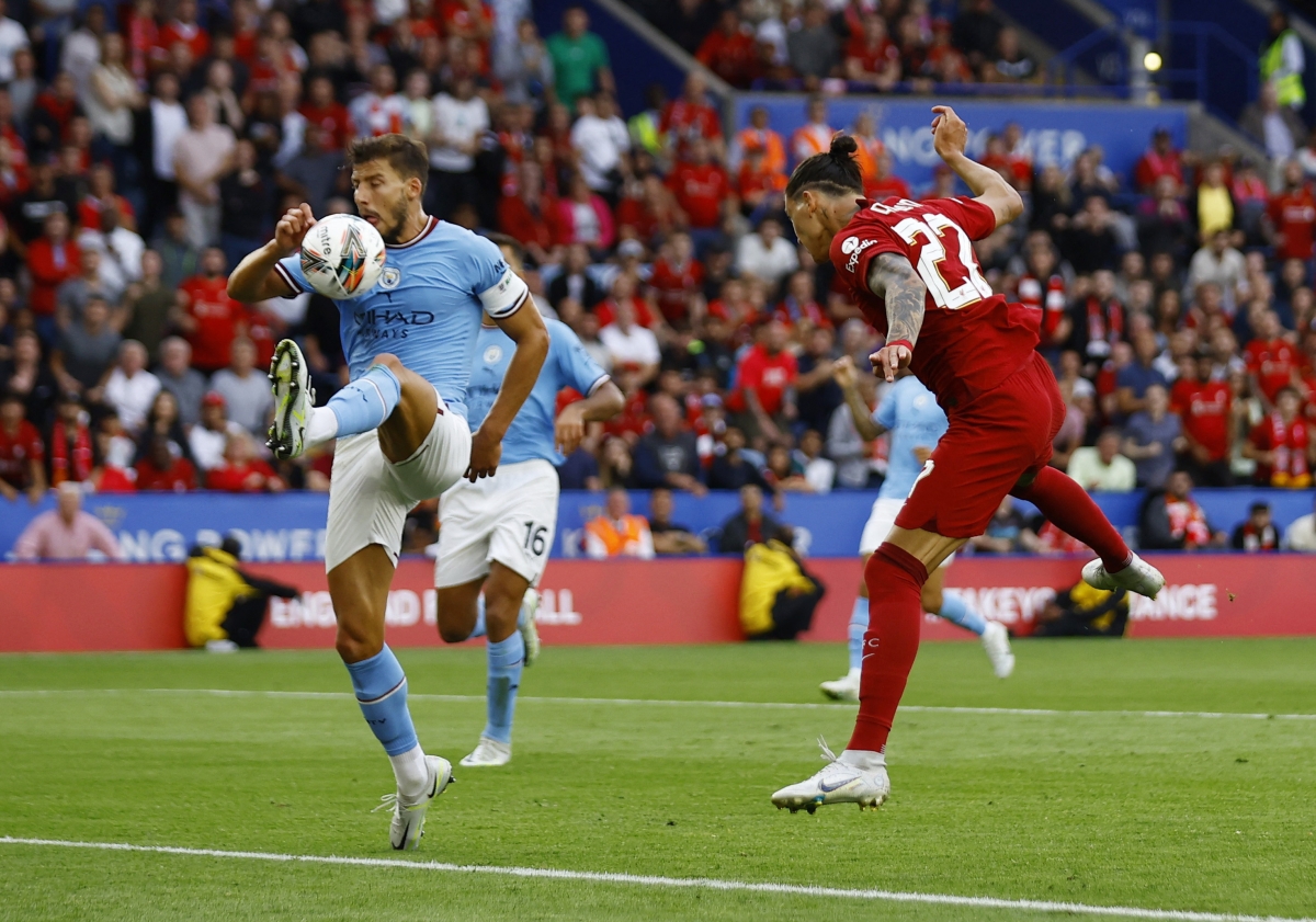 darwin nunez che mo haaland, liverpool ha dep man city gianh sieu cup anh hinh anh 14