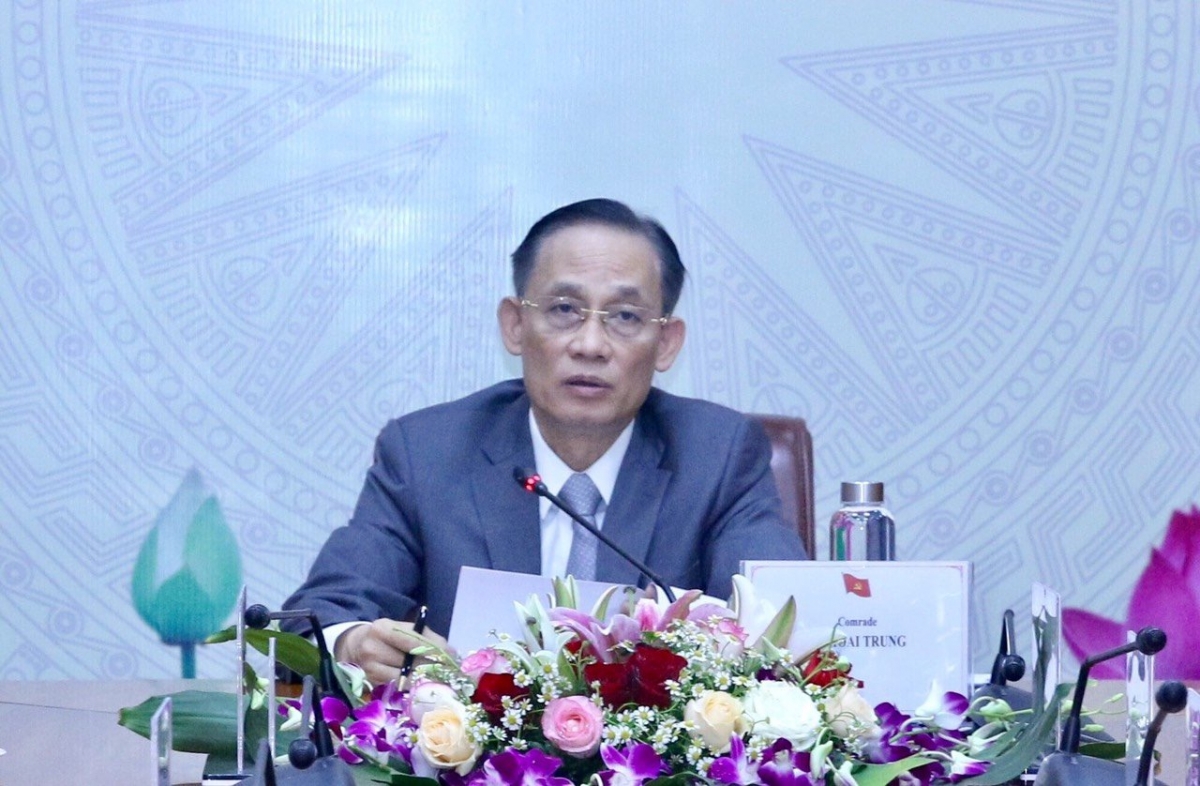 Ông lê hoài trung hội đàm với trưởng ban liên lạc Đối ngoại trung quốc hình ảnh 1 Ong le hoai trung hoi dam voi truong ban lien lac Doi ngoai trung quoc hinh anh 1