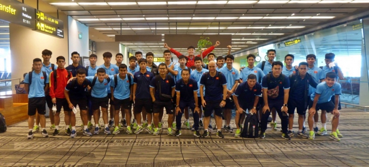 u19 việt nam lên đường về nước để chuẩn bị cho giải châu Á hình ảnh 1 u19 viet nam len duong ve nuoc de chuan bi cho giai chau A hinh anh 1