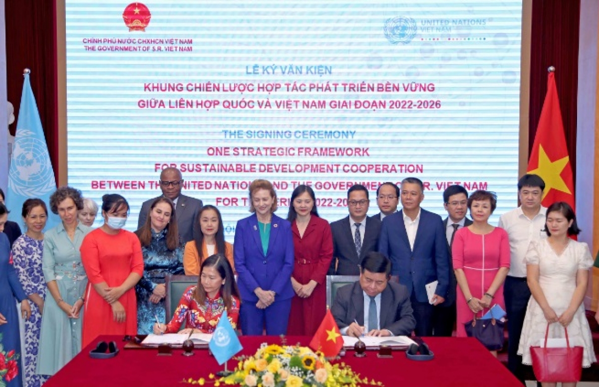 việt nam - liên hợp quốc hợp tác phát triển bền vững giai đoạn 2022-2026 hình ảnh 1 viet nam - lien hop quoc hop tac phat trien ben vung giai doan 2022-2026 hinh anh 1