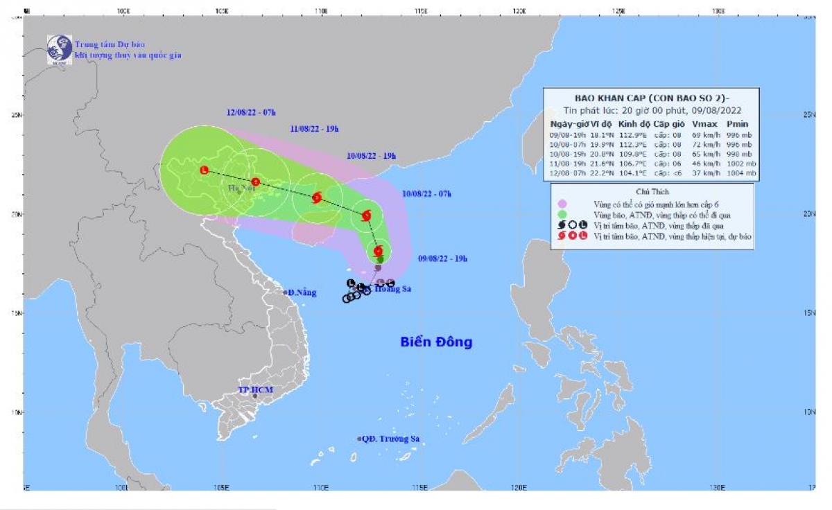 bao so 2 giat cap 10 huong ve mo ng ca i qua ng ninh hinh anh 1