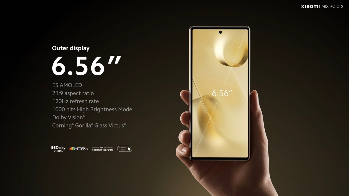 xiaomi gioi thieu smartphone man hinh gap mix fold 2, mong chi 5,4 mm hinh anh 12