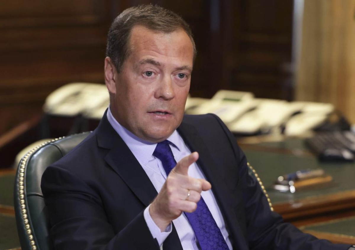 Ông medvedev phương tây chơi cờ với tử thần nếu đòi chia kho hạt nhân nga hình ảnh 1 Ong medvedev phuong tay choi co voi tu than neu doi chia kho hat nhan nga hinh anh 1