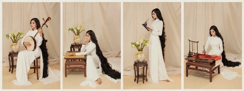 truong thi may dep duyen dang trong trang phuc ao dai me may hinh 7