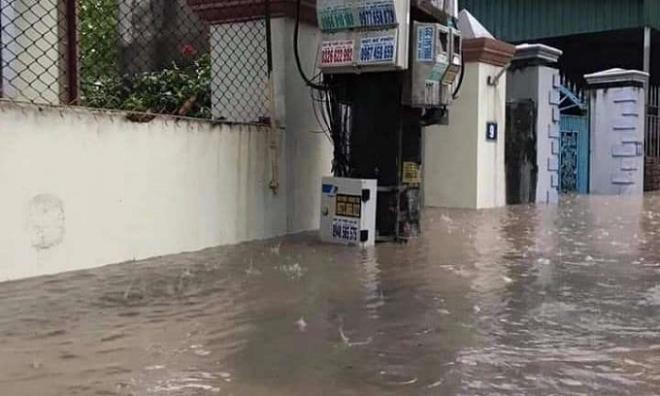anh: quang ninh nuoc ngap menh mong, bo cho con ngoi chau dua di so tan hinh 9