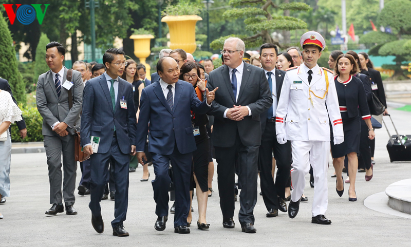 thu tuong nguyen xuan phuc don va hoi dam voi thu tuong australia hinh 5