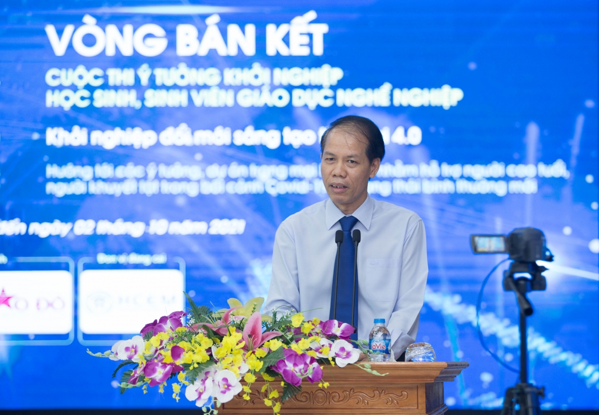 Ông Đỗ Năng Khánh, Phó Tổng cục trưởng Tổng cục Giáo dục nghề nghiệp, Bộ LĐ-TB&XH (Ảnh: Hà Quân)