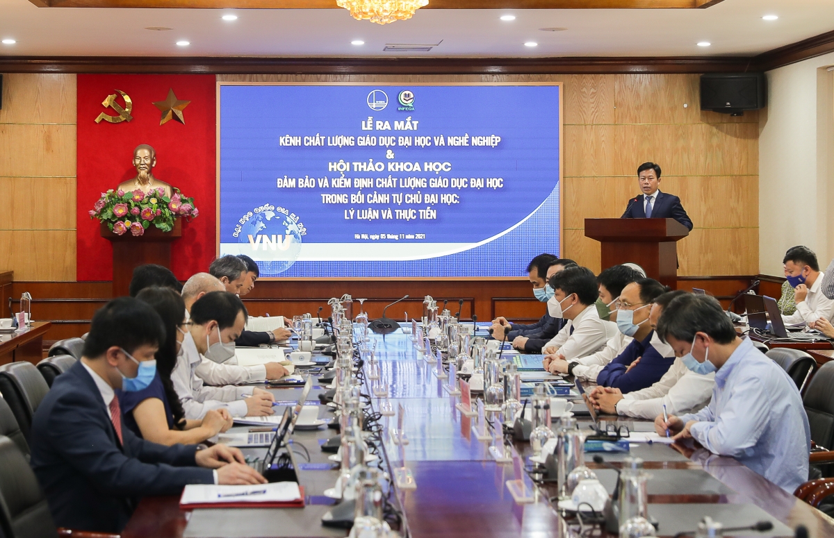 Toàn cảnh Lễ ra mắt kênh Chất lượng giáo dục đại học và nghề nghiệp