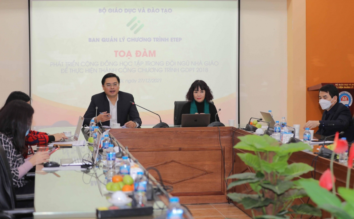 Tọa đàm “Phát triển cộng đồng học tập trong đội ngũ nhà giáo để thực hiện thành công chương trình GDPT 2018”