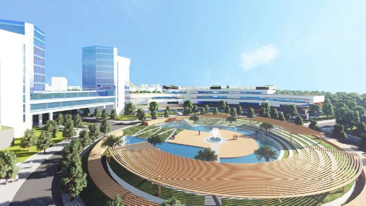Phối cảnh quy hoạch Trường Quốc tế tại cơ sở Hòa Lạc