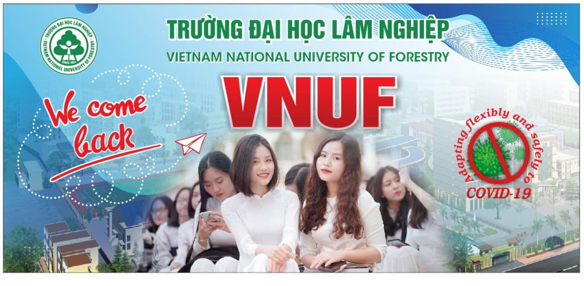 Trường Đại học Lâm nghiệp chào đón sinh viên trở lại học tập trực tiếp 